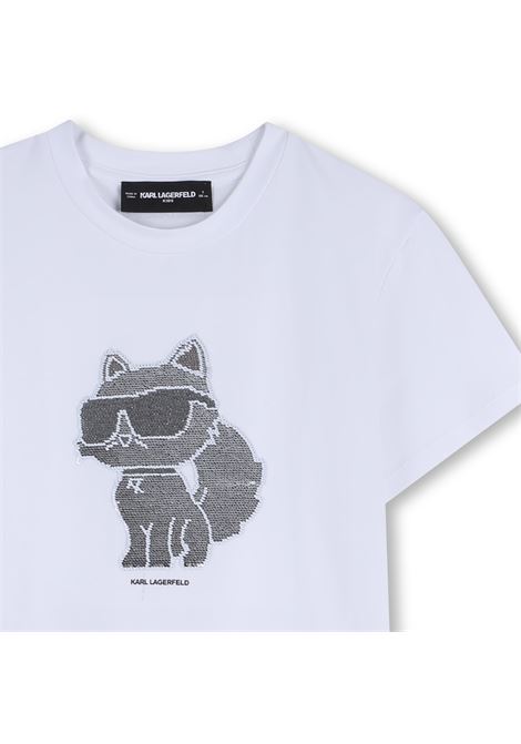 T-shirt con logo KARL LAGERFELD KIDS | Z3115310P
